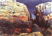 Childe Hassam The Gorge at Appledore oil on canvas